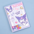 Kawaii Sanrio Kuromi Coil Notebook A5 Notebook Exercise Book Girls Cute Stationery Cinnamoroll Learning Stationery Notepad Diary. 