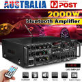 Bluetooth 300W(1000W Max) Power HiFi Amplifier Amp 12V/220V with karoke FM/USB. 