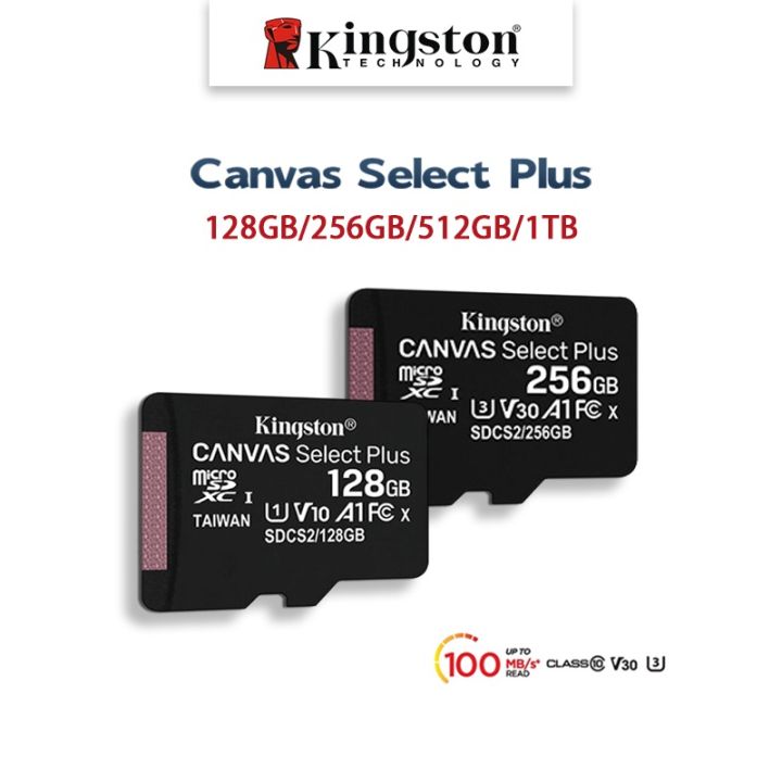 KIngston Canvas Select Plus micro SD Memory Card 128GB / 256GB