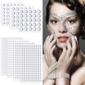 Self Adhesive Face Hair Gems Rhinestones Crystal Sticker Body Jewels Sticker Makeup Crafts Home Decor Sticker Fugar. 