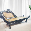 Kavichchi Sofa Settee Carved Diwan Antique Kings Throne Sinhala and Tamil Antique Couch. 