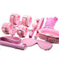 18 + 7-Piece Sex Toy Set SM Bondage Game Handcuffs, Leg Cuffs, Whip, Blindfold, Adult Toys. 