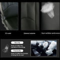【Miga Plaza】Lether Universal 4/9Pcs Car Seat Covers for Toyota Vios Fortuner Innova Corolla. 