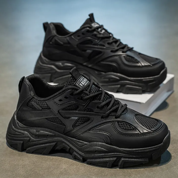 Men's%20Shoes%202025%20New%20Winter%20Breathable%20Mesh%20Casual%20Thick-Soled%20Non-Slip%20Versatile%20White%20Height-Increasing%20Sports%20Dad%20Trendy%20Shoes%20-%20Image%203