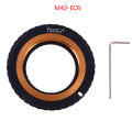 M42 Lens to Canon EOS EF Adapter Ring Adjustable M42 Lens for Canon EOS SLR Body. 