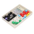 Organic Inorganic Chemistry Learning Tool Molecular Structure Model Kit Firm Intuitive Safe for Laboratory for Student Teacher. 
