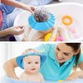 Baby Shower Cap for Boy Adjustable Toddler Bath Shampoo Hat with Ear Protection. 