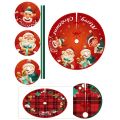 Christmas Tree Skirt Outdoor Xmas Floor Mat Cover Home Decoration, H. 