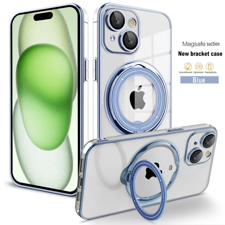 For%20Apple%20iPhone%2015%20Plus%20Portability%20Ring%20Stand%20Drop%20Proof%20Camera%20Protection%20Case%20For%20iPhone15%20Plus%20iPhone15Plus%20Magsafe%20Plating%20Rotation%20Bracket%20Back%20Cover%20-%20Image%205