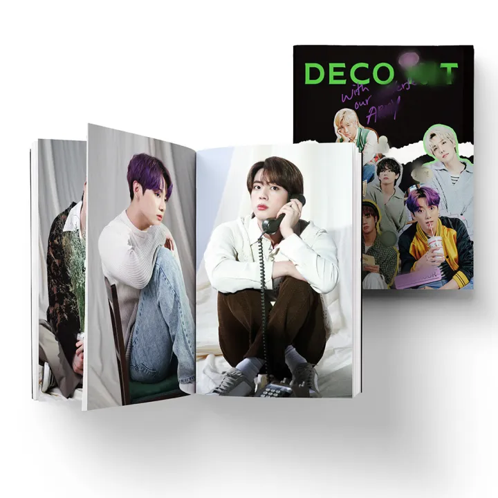 New%20Kpop%20BTS%20Deco%20Kit%20Photos%20Collected%20Mini%20Album%20Book%20-%20Image%202