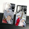 U Cover Color Phone Case TPlus FEltra P S23 S25 S24 Inuyasha anime popular on Samsung Galaxy S22 S21 S20 U 5G Color Silver. 