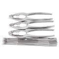 Seafood Crackers Tools Nutcrackers Set, Crab Nut Lobster Opener Shellfish Lobster Leg Sheller Kitchen Kits 9 Pack. 