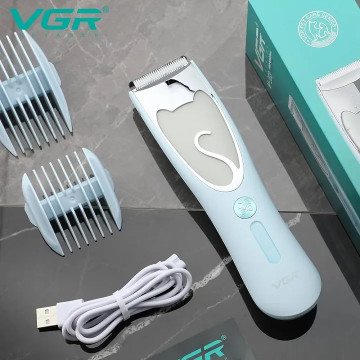 VGR%20V-203%20IPX7%20Waterproof%20Cordless%20Rechargeable%20Trimmer%20Pet%20Hair%20Clipper%20For%20Dog%20&%20Cat%20Blue%20Color%20Trimmer%20-%20Image%208