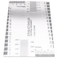 Baroque String Action Ruler Gauge Tool For Guitar And Acoustic Guitar. 