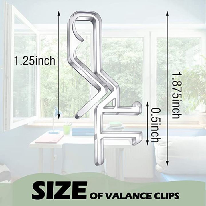 1-7/8%20Inch%20Hidden%20Channel%20Valance%20Clips%20Clear%20Plastic%20Valance%20Clips%20Clear%20Channel%20Valance%20Clips%20for%20the%20Valance%20with%20A%20Groove%20in%20the%20Back%20(%2024Pcs%20)%20-%20Image%207