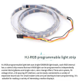 LED Light Strip Full-Color LED Light Strip Programmable RGB LED Light Strip Suitable for Uno R3 Development Board 5V Running Water Lamp Light Module. 