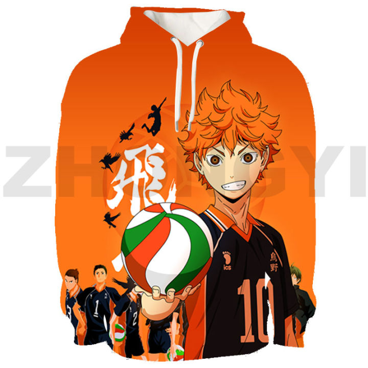 Orange Hoodie Anime Boy With Sweatshirt Anime Hoodie Naruto Merch