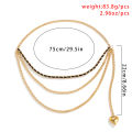 Waist Chain layered Gold Sexy Retro Tassel Chain Peach Heart Pendant Waist Chain Body Chain and Anklets,Bracelets,Necklaces,Earrings Hair Accessory from The Peach Lilac Jewellery. 