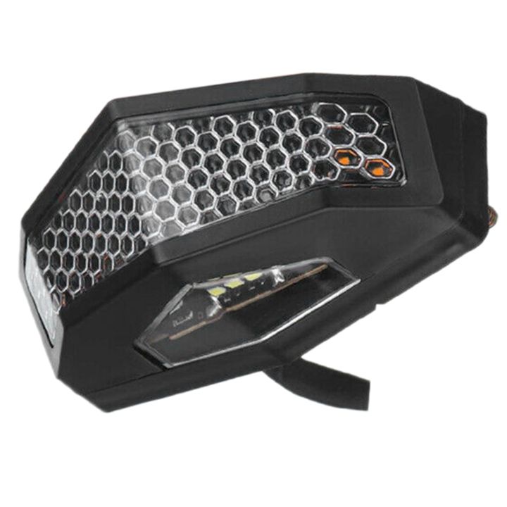 JDXHLAU Universal Motorcycle LED Turn Signals Modified Tail Light Cafe Racer Edge Brake Lamp