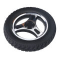 Walker Wheel, 4 Holes Wheelchair Wheel 250mm Alloy Steel Hub for Carts. 