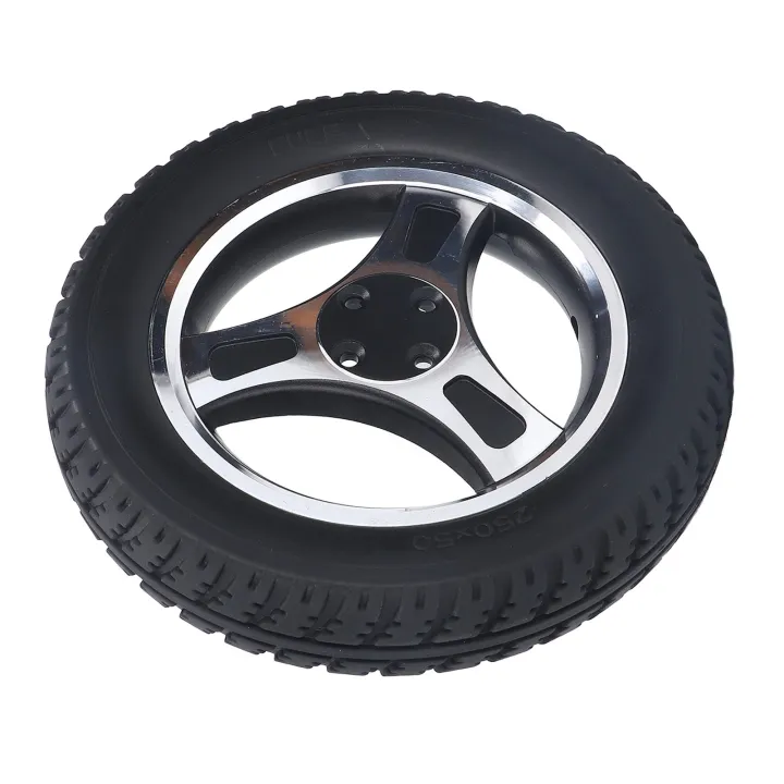 Walker%20Wheel,%204%20Holes%20Wheelchair%20Wheel%20250mm%20Alloy%20Steel%20Hub%20for%20Carts%20-%20Image%202