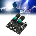 2 Way Sound Mixer Professional 2 in 2 Out Low Noise Stereo Sound Mixer for Amplifiers. 