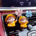 Air Conditioning Decoration in the Car, Women's Aromatherapy Vent Ornament Decoration Cartoon Pig Cute Duck Car. 