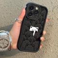 Cute White Bear Case Phone Case for Samsung Galaxy A54 A55 A34 A35 A53 A52 5G A31 A51 A32 A03 A05 A05S A12 A13 A14 A24 A33 Cover. 