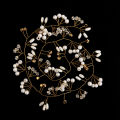 Wedding Headdress - Floral Pearl Bride Hair Accessories. 