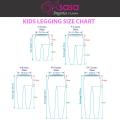 SASA High Waist Cotton Leggings For Women - Ligh Blue. 