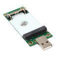 Mini PCI-E Wireless WWAN to USB Adapter Card with SIM Card Slot Module Testing Tools. 