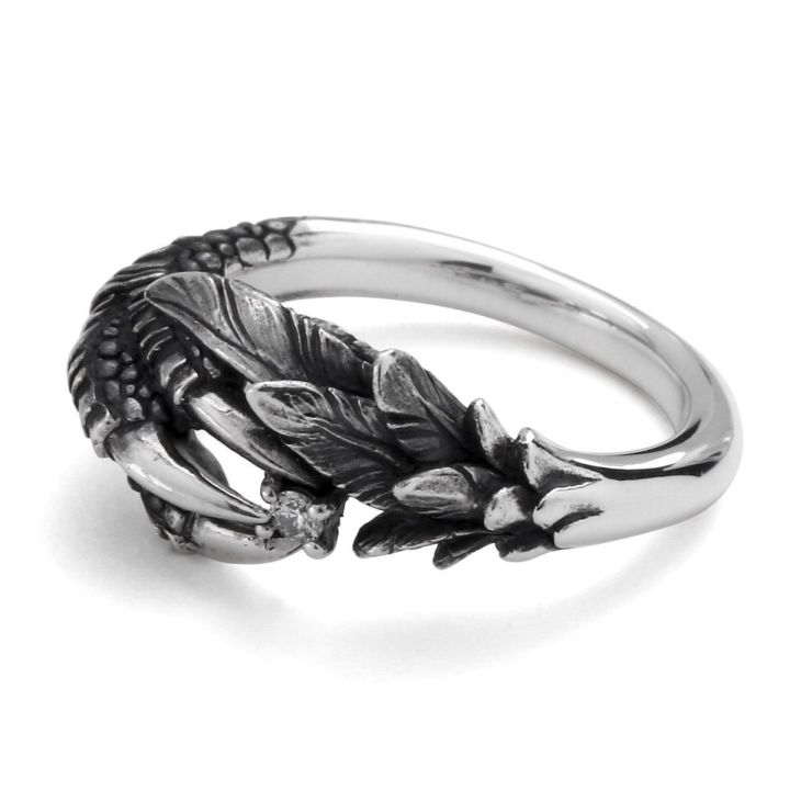 Chiba%20Japan%20Nose%20Master%20Silver%20Jewelry%20bloodymary%20Surprise%20Series%20Alloy%20Silver%20%5B%20Blackbird%20%5D%20Ring%20-%20Image%202