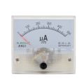 85C1-A DC 0 - 500UA Pointer DC Ammeter Analog Current Panel Ampere Meter for Pressure Regulator Distribution Boxes, Etc. 