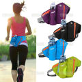 New 4 Colors Women Men Running Belt Bags Jogging Cycling Waist Pack Sports Runner Bag Water Bottle Holder Deep Blue. 