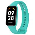 (COD Avail)For Xiaomi Mi Band 8 Active Solid Color Integrated Silicone Watch Band. 