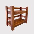 Wooden Cosmetics Rack / Solid Wood 2 Tier Tea corner Rack for Kitchen / Wooden Spices Rack for Kitchen Countertop/ Storage Stand. 