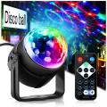 RGB Disco Light Sound Control Party Lights Strobe Dj Disco Ball Lamp Led Stage Light For Home Car Christmas Club. 