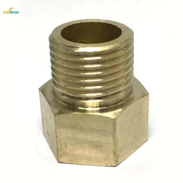 Full%20Brass%20G1/2"%20G1/2"%20Female%20Thread%20Adapter%20Connector%20Pipe%20Fitting%20-%20Image%203