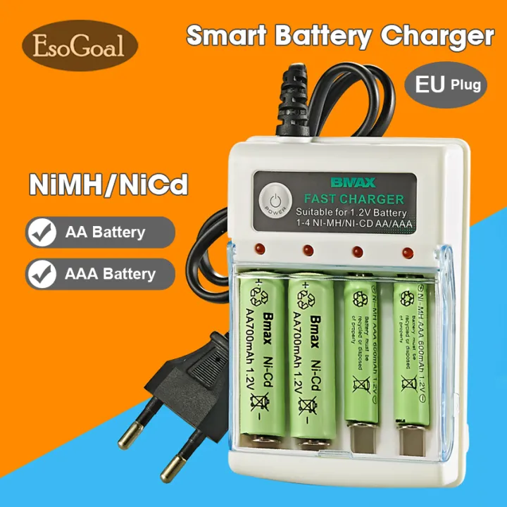 EsoGoal%20Rechargeable%20Battery%201.2V%20AA/AAA%20Smart%20Battery%20Charger%20Rechargeable%20Battery%20-%20Image%202