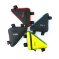 Bicycle triangle bag bike beam bag quick release mountain bike front bag riding equipment accessories. 