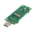 Mini PCI-E Wireless WWAN to USB Adapter Card with SIM Card Slot Module Testing Tools. 