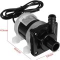 Solar Water Pump 12V DC 600L/H Brushless Mini Submersible Water Pump. 