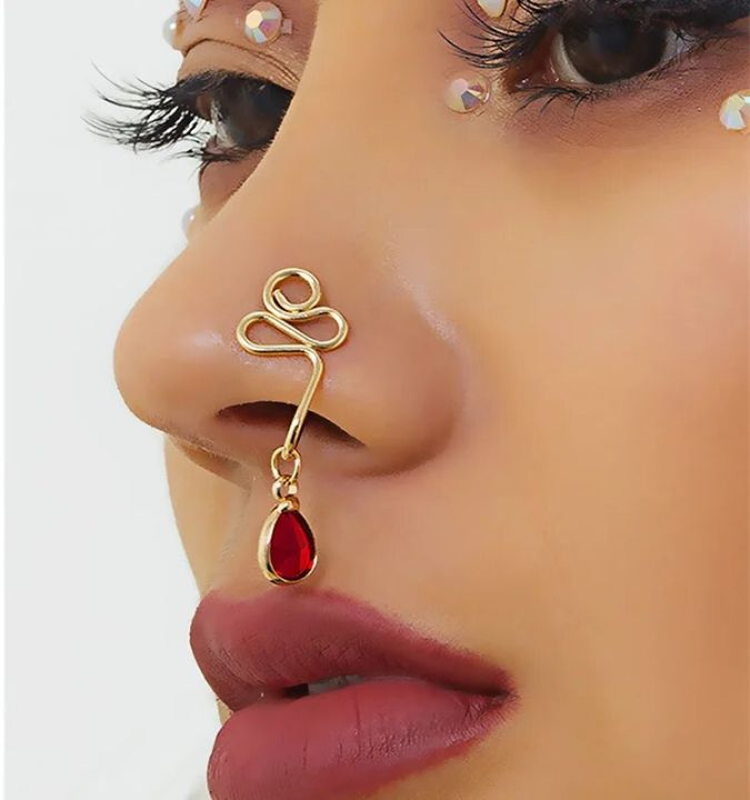 Fashion%20Devil's%20Eye%20Copper%20Wire%20Helix%20Nose%20Piercing%20Ring%20Women%20Girls%20African%20Faux%20Nose%20Cuff%20Clip%20Chain%20Punk%20Body%20Piercing%20-%20Image%204