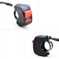 Universal Motorcycle Handlebar Flashing Switch Moto Light Switch ON OFF Button ATV Bike DC12V/10A Black Two Core Wire. 