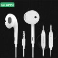 Original OPPO R11 Headsets with 3.5mm Plug Wire Controller Earphone for Xiaomi Huawei OPPO R15 OPPO Find X F7 F9 OPPO R17. 