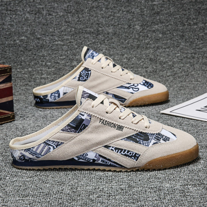 ThinkWay】Slippers for Men Korean Half Shoes for Men Summer