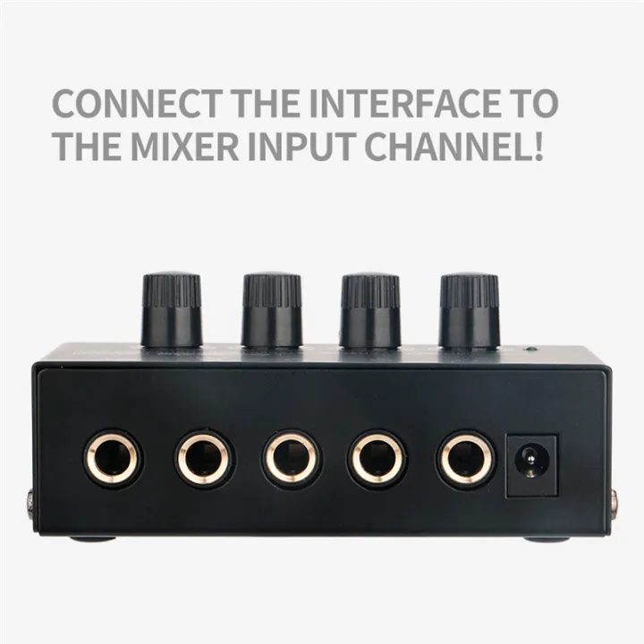 Black%20HA400%204-Way%20Monitor%20Headphone%20Amplifier%20Headphone%20Monitor%20Amplifier%20with%20US%20Plug%20AC100-240V%20-%20Image%206