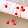 5 Pieces Set Necklace Female Fashion Women's Collar Chain Korean Style Necklaces for Girls Gifts. 
