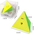 QY Toys MS Series Magnetic Pyramid 3x3 Speed Cube Stickerless Pyraminx M Puzzle Cubes. 
