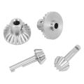 4Pcs Steel Front and Rear Axle Gear Drive Shaft Gears Set for WPL B24 B36 C14 C24 MN D90 MN99S Upgrade Parts. 